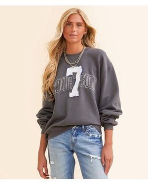 DH Apparel Courtside 7 Oversized Pullover - Gray