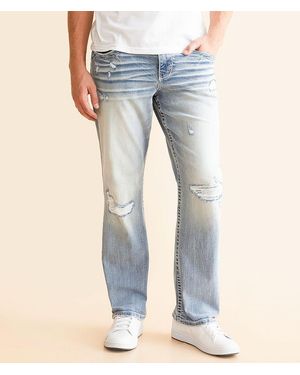 Buckle Black Eleven Straight Stretch Jean - Blue