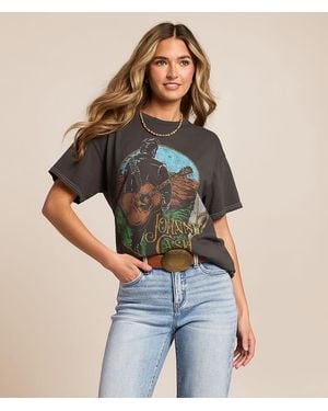 Merch Traffic Johny Cash Band T-Shirt - Black