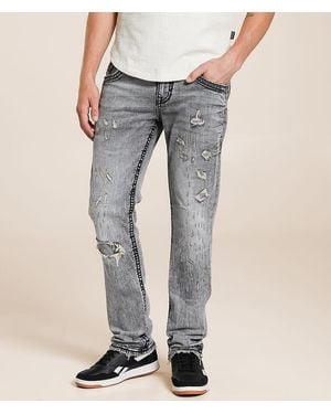Rock Revival Kadise Slim Straight Stretch Jean - Gray