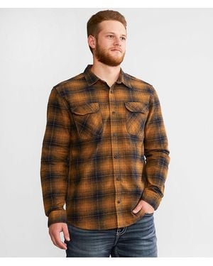 RVCA Dayshift Flannel Shirt - Brown