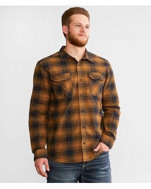 RVCA Dayshift Flannel Shirt - Brown