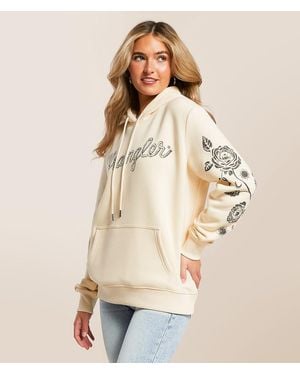 Wrangler Roses Hooded Sweatshirt - Natural