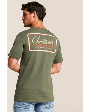 Pendleton Retro Logo T-Shirt - Green