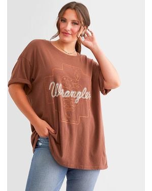 Wrangler Snake Oversized T-Shirt - Orange
