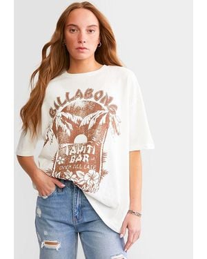 Billabong Tahiti Getaway Oversized T-Shirt - Blue