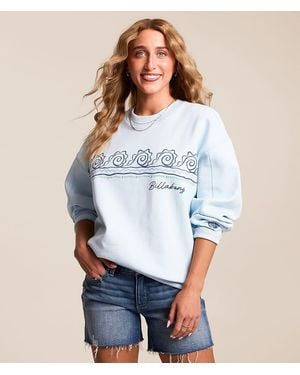 Billabong Sandshell Kendal Oversized Pullover - Blue