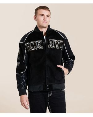 Rock Revival Varsity Jacket - Black