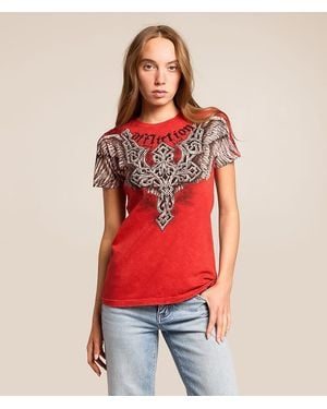 Affliction Eternal Throne T-Shirt - Red
