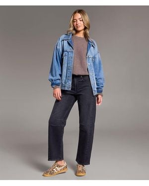 BKE Billie Barrel Stretch Jean - Blue