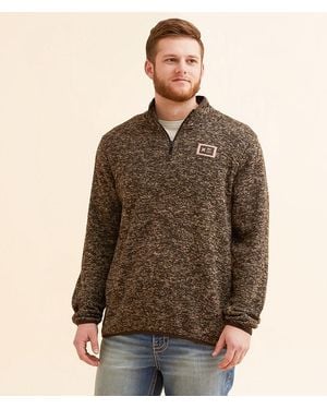 Hurley Mesa Ridgeline Quarter Zip Pullover - Brown