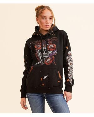 Affliction Grease Mob Hooded Sweatshirt - Black