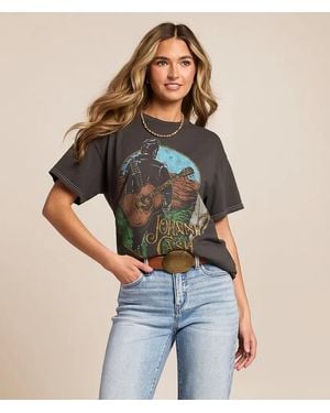 Merch Traffic Johny Cash Band T-Shirt - Black