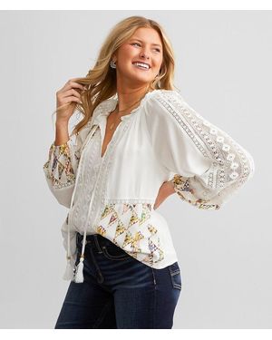 Miss Me Crochet Top - White