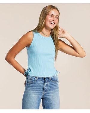 FITZ + EDDI Ribbed Tank Top - Blue