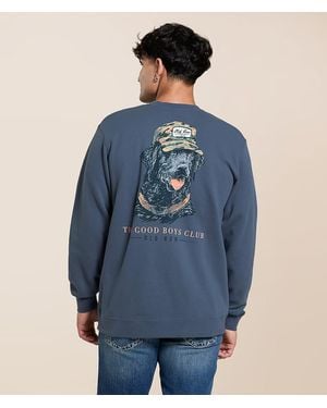 Old Row Lab Pullover - Blue