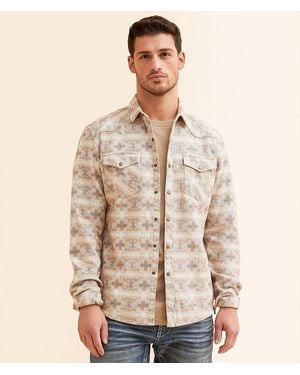 Gentry County Athletic Flannel Shirt - Natural