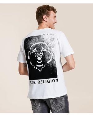 True Religion Buddha Face T-Shirt - White