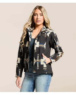 Ariat Aztec Softshell Jacket - Blue