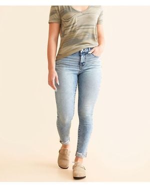 BKE Gabby Ankle Skinny Stretch Cuffed Jean - Blue