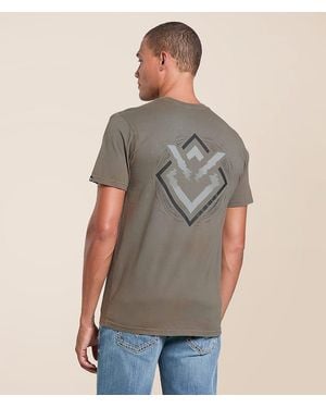 Veece Glitch Storm T-Shirt - Gray