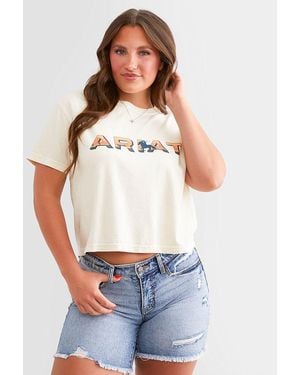Ariat Landscape Cropped T-Shirt - White
