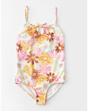 Billabong Girls - Flower Power Swimsuit - White