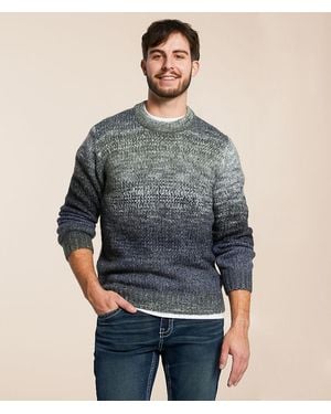 Blend Chunky Knit Ombre Sweater - Gray