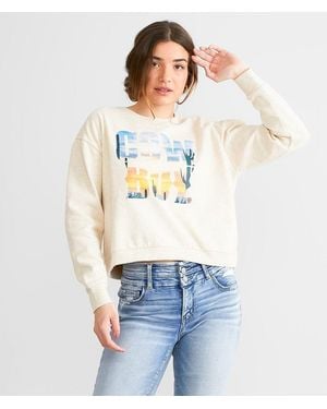 Ariat Cowboy Tulip Back Sweatshirt - White