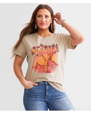 Wrangler Desert Boyfriend T-Shirt - Red