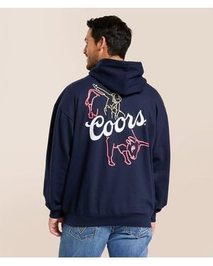 Changes Coors Light Neon Hooded Sweatshirt - Blue