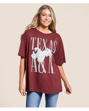 Gameday Social Texas A & M Aggies T-Shirt - Red