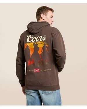 Changes Coors Cowboys Hooded Sweatshirt - Brown