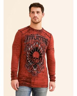 Affliction Silent Endeavor Reversible Thermal - Red