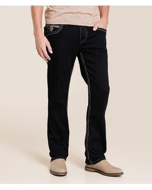 Rock Revival Harlan Alternative Straight Stretch Jean - Black