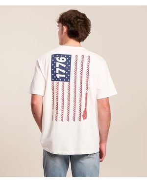 Hooey 1776 Flag T-Shirt - Natural