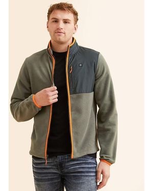 Tentree Recycled Microfleece Jacket - Green