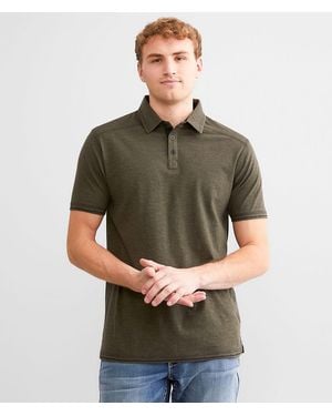 BKE Slub Knit Polo - Green