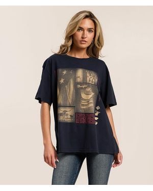 Wrangler American Heritage Oversized T-Shirt - Blue
