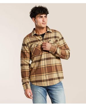 Brixton Bowery Flannel Shirt - Natural