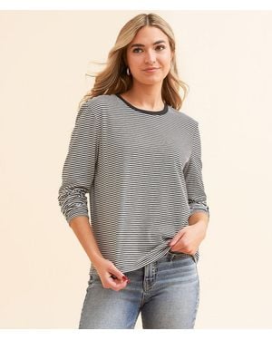 Z Supply Sailor Striped Top - Gray