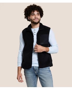Only & Sons Dallas Life Sherpa Vest - Blue