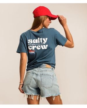 Salty Crew American Catch T-Shirt - Blue