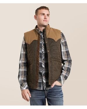Gentry County Antique Canvas Vest - Brown