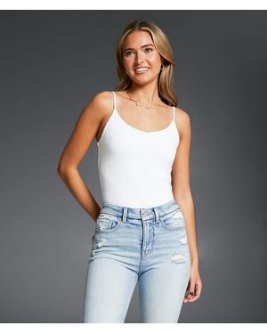 Buckle Black Shaping & Smoothing Tank Top - Blue