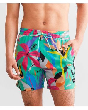Hurley Cannonball Volley Stretch Swim Trunks - Blue