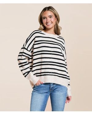 The Workshop Brushed Knit Sweater - Blue