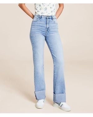 Hidden Jeans Ella Classic Straight Stretch Jean - Blue