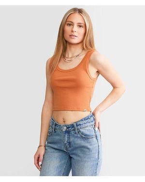 Billabong Sun Goddess Cropped Tank Top - Blue