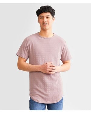 Nova Industries Waffle Knit T-Shirt - Pink